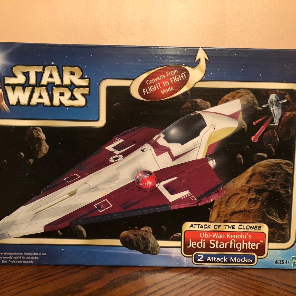 STAR WARS ATTACK OF THE CLONES JEDI STARFIGHTER